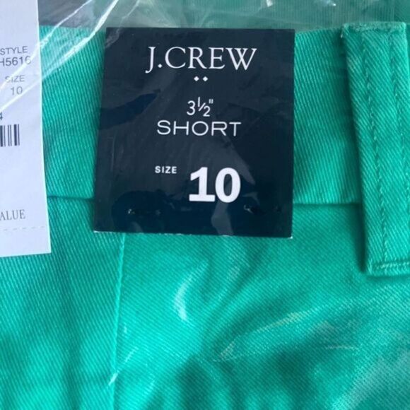 J Crew Women's‎ 3.5" Chino Short Classic 100% Cotton Beach Green - Picture 5 of 8